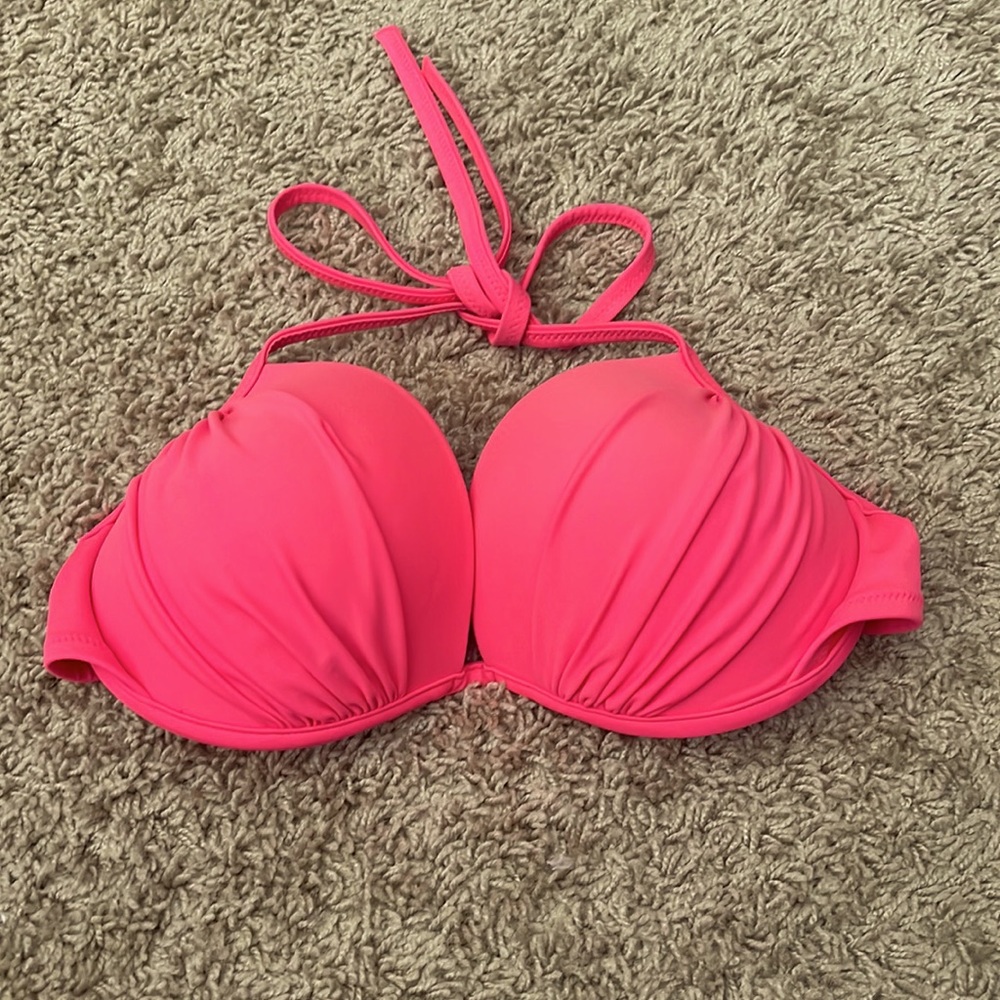 Shade & Shore pink molded cup bikini to
